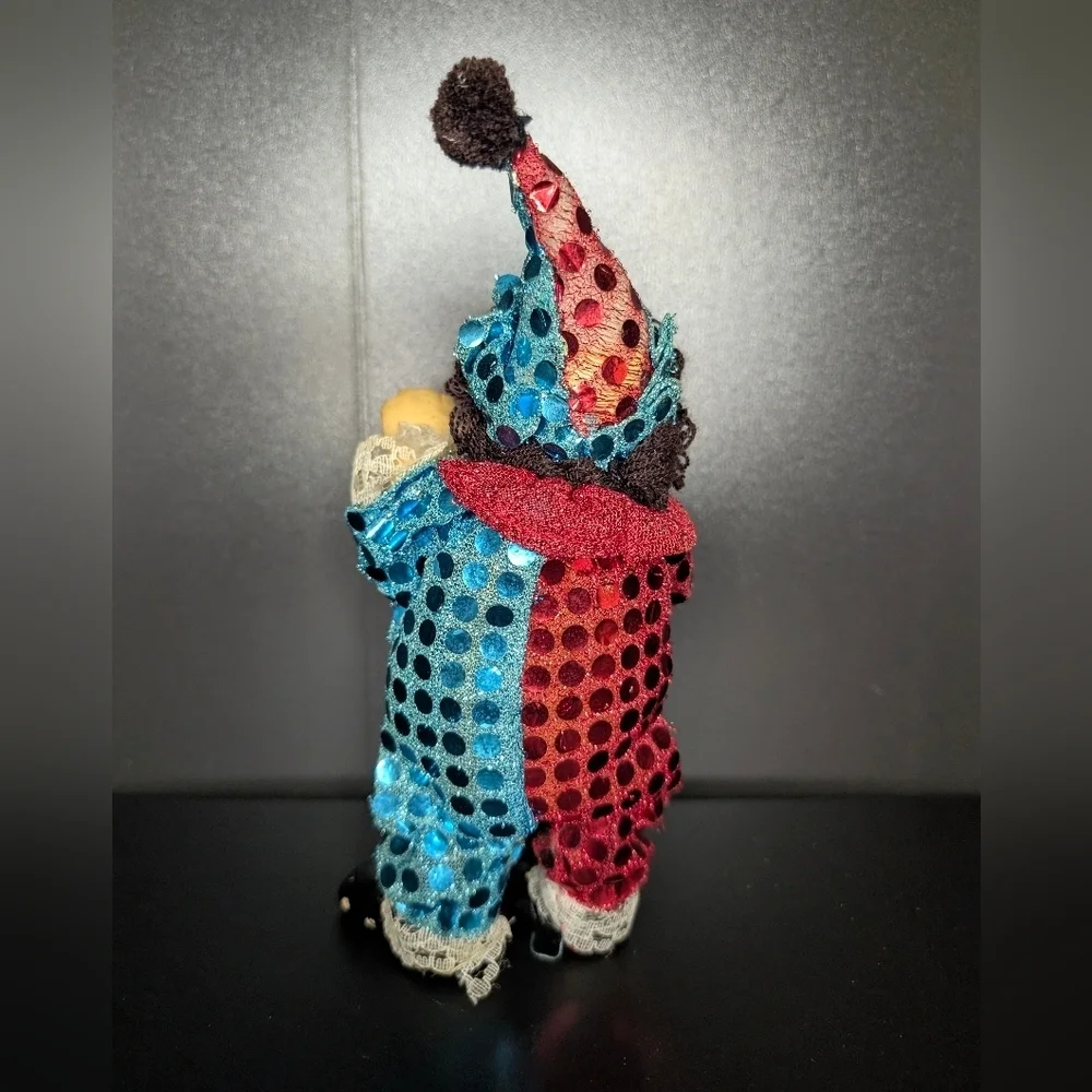 Colorful Clown Doll - Red and Blue - Picture 4 of 7